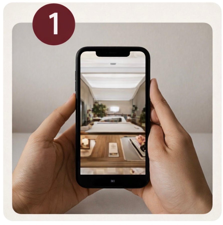 AI room visualisation on mobile — Heaven Hues